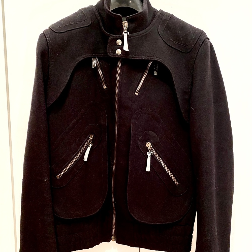 Authentic Roberto Cavalli men wool jacket size XL